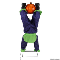 60" Clown & Jack-O'-Lantern - Animated Light-Up Decoration