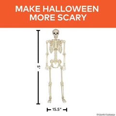 60" POSE-N-STAY Skeleton Decoration