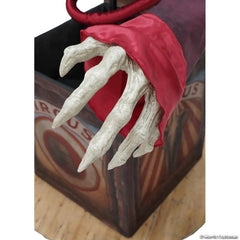5 Ft. "Jack-in-the-Box" Skeleton Clown - Mechanical Halloween Decoration