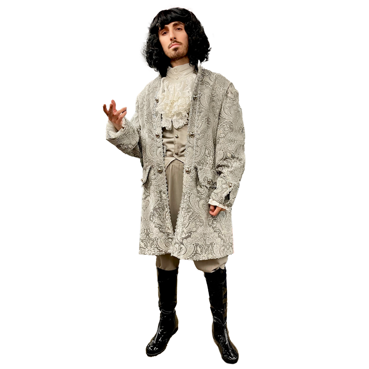 Deluxe Stone Grey Colonial Men's Adult Costume