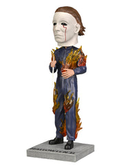 Halloween 2: 9" Michael Myers On Fire Resin Head Knocker