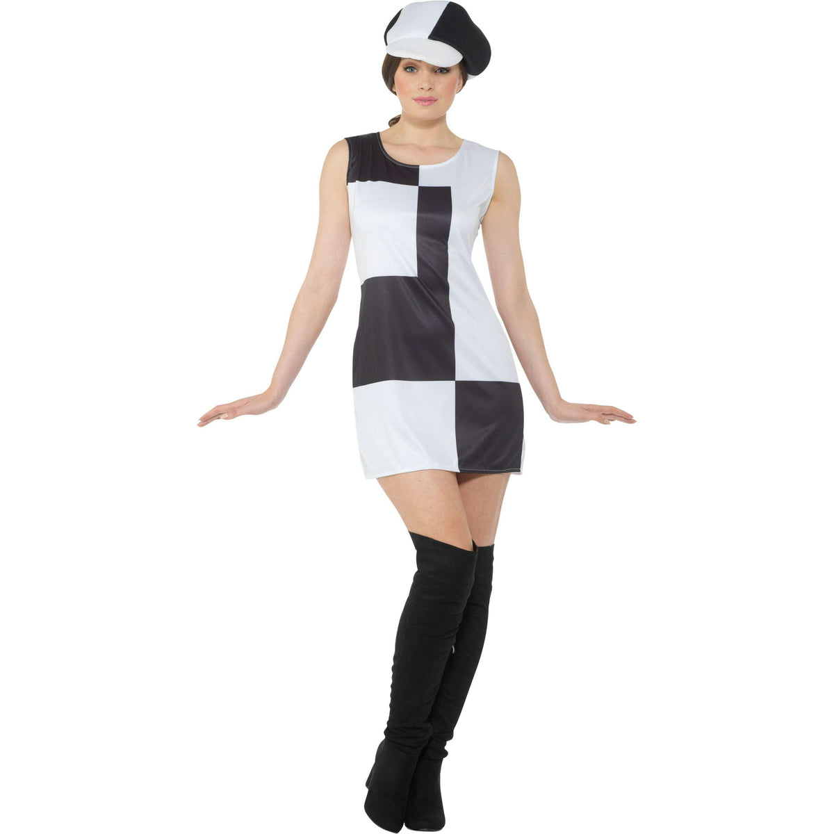 60's Monochrome Girl Women's Costume