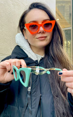 Acrylic Cat Eye Sunglasses