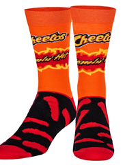 Cheetos Flamin' Hot w/ Chips Crew Length Socks