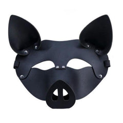 Leatherette Pig Face Mask