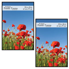 24" x 36" Black Poster Frame 2-Pack
