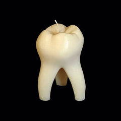 3.75" Unscented Tooth Candle