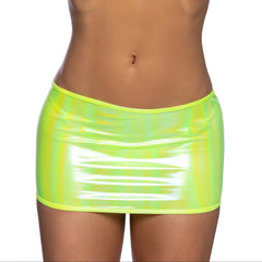 Metallic Iridescent Skirt