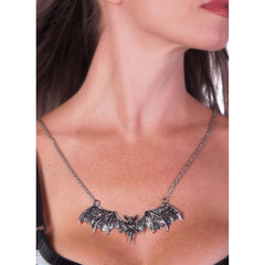 Unisex Gothic Bat Chain Necklace