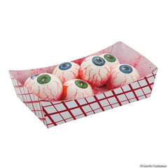 Food Tray of Spooky Eyeballs - 6" Halloween Decoration