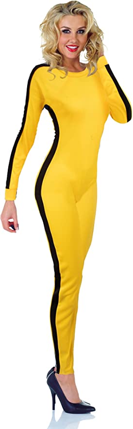 Officially Licensed Bruce Lee Yellow Women's Adult Jumpsuit