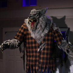 7.5' Hulking Werewolf Animated Prop