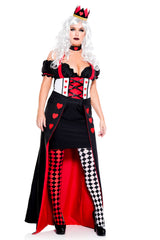 Deluxe Enchanting Royal Heart Queen Women's Costume