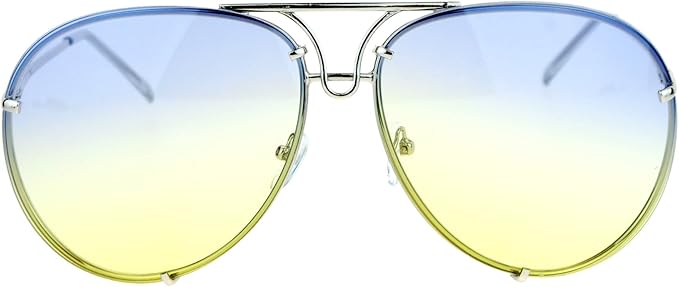 Aviator Ocean Lens Sunglasses