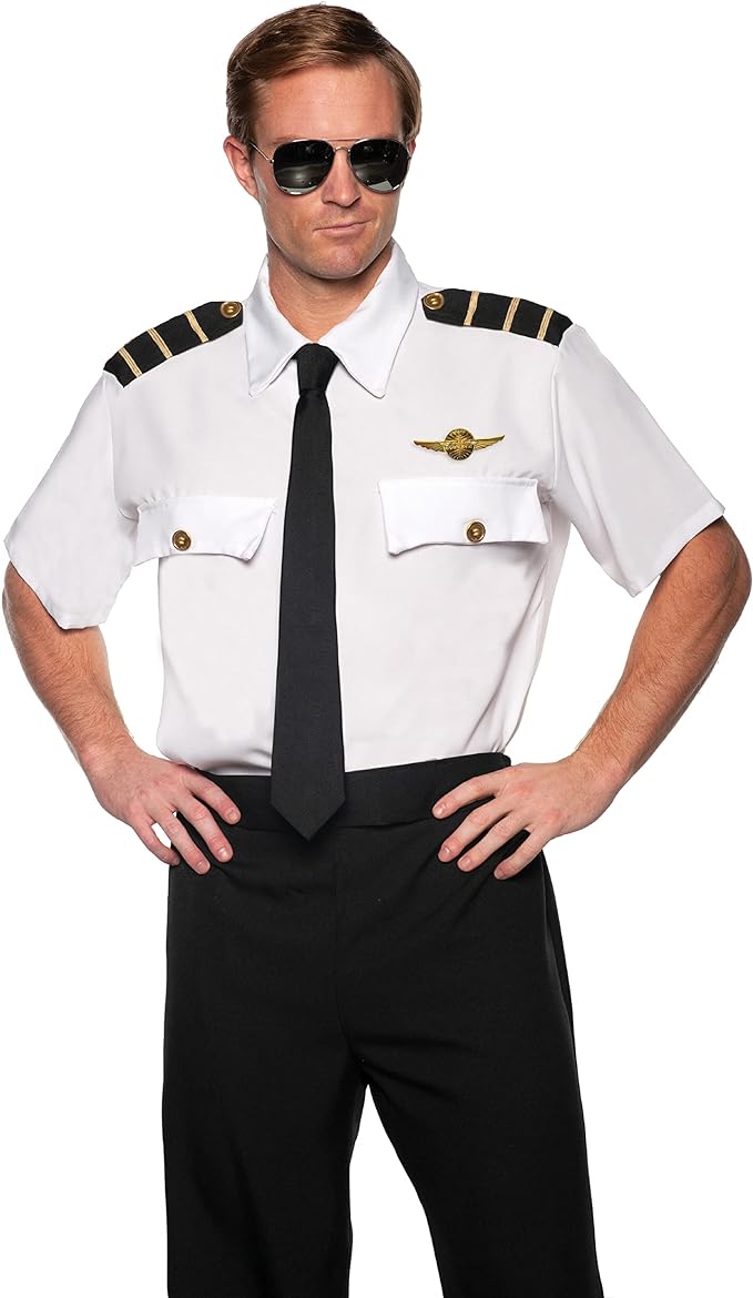 Officially Licensed PAN AM® Pilot Costume Shirt