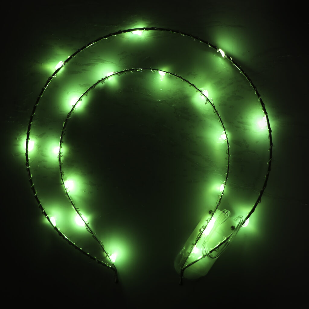 Headband with Color LED Lights