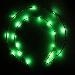 Headband with Color LED Lights
