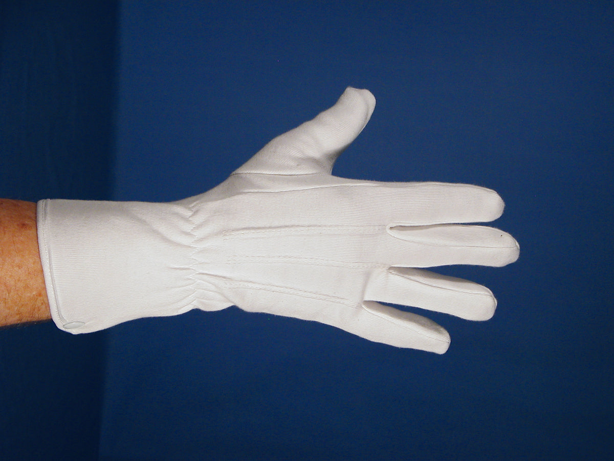 White Santa Gloves
