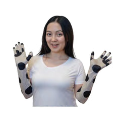 Crazy Clown Elbow Length Gloves
