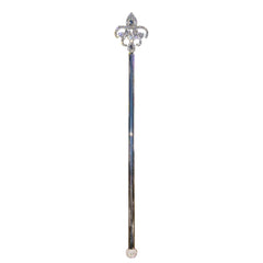Rhinestone Royal Fleur de Lis Sceptre