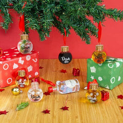 Festive Boozeballs Christmas Ornaments