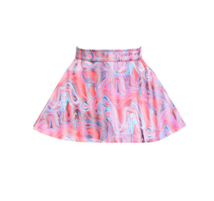 Totally Retro Swirl Adult Skirt
