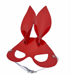 Patent Leather Bunny Mask