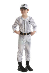 Big League Baseball Player Deluxe Child's Costume