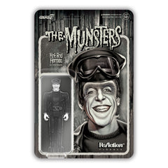 The Munsters: 4.1" Hot Rod Herman Munster Greyscale ReAction Collectible Action Figure
