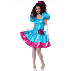 80's Retro Party Dress Women's Costume