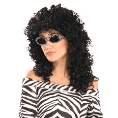 80s Wild Curl Adult Wig