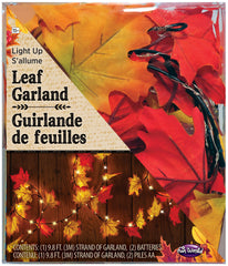 9.75' Light Up Harvest Garland