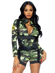 Goin' Commando Military Camouflage Women's Sexy Costume