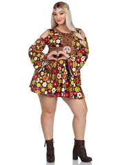 Starflower Hippie Women's Plus Size Costume