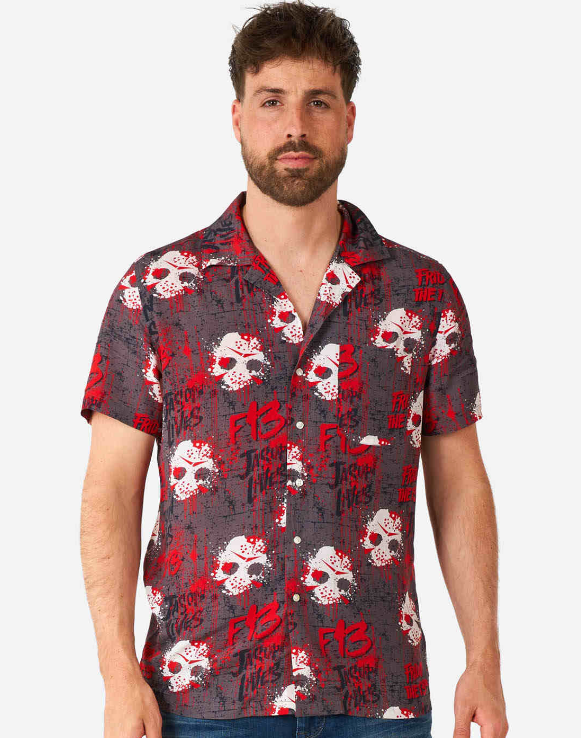 Friday the 13th Men's Short Sleeve Shirt