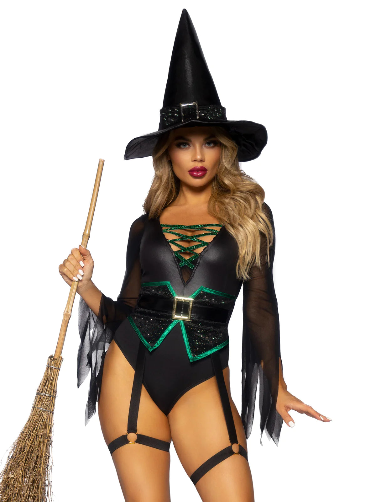 Broomstick Babe Witch Sexy Adult Costume