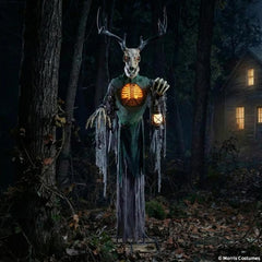 8 Ft. 2" Skeleton Forest Creature - Animated Halloween Decoration