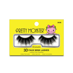 Pretty Monster - Dramatic 3D Faux Mink Lashes
