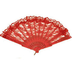 9" Lace Hand Fan