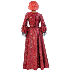 Colonial Women's Production Quality Burgundy Lady Costume