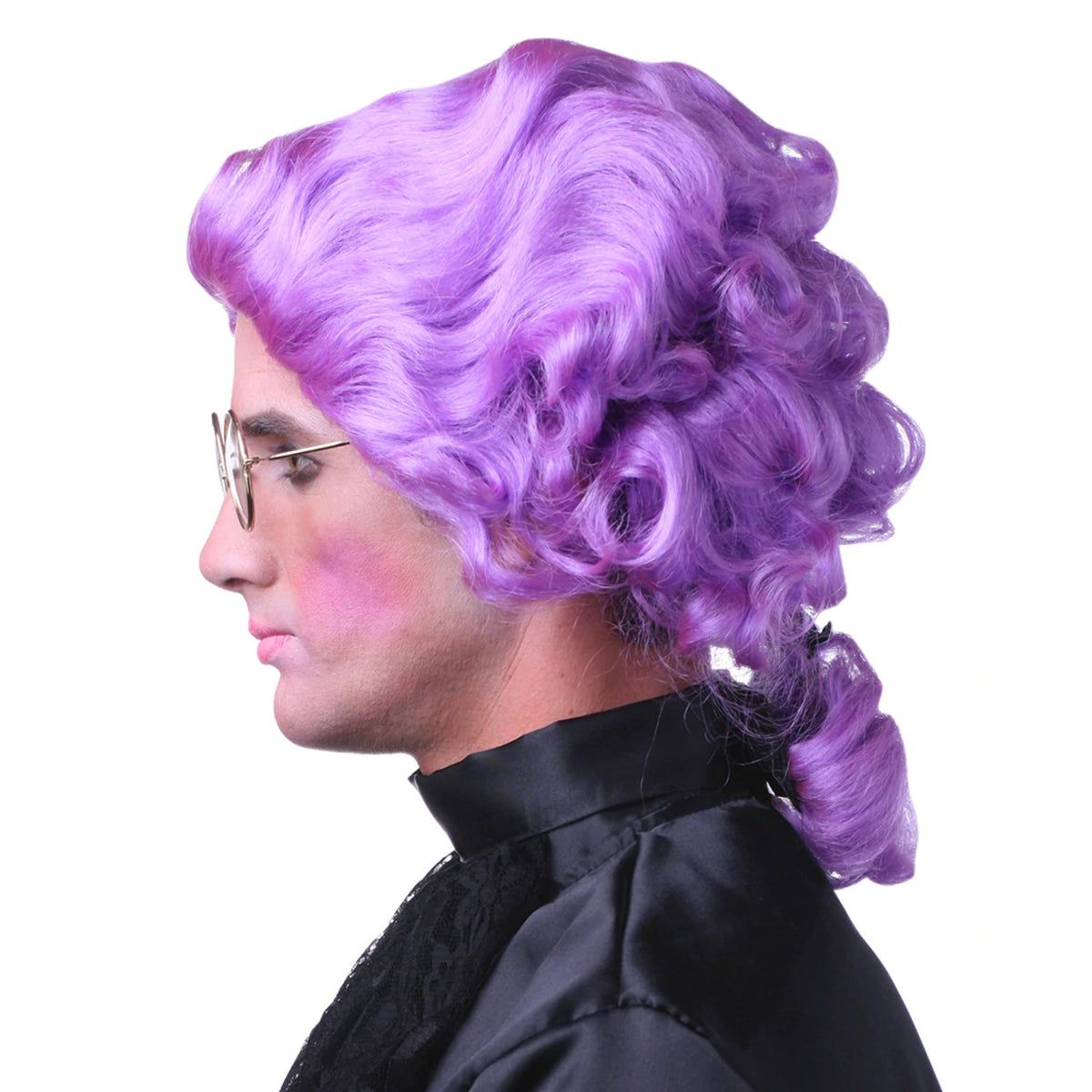 Deluxe Violet Colonial Man Wig