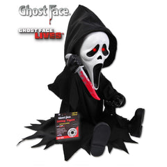 11" Ghost Face Light Up Animated Sitting Figure