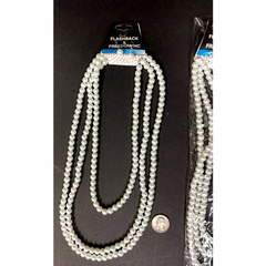 Glass Pearl Necklace w/ Earrings {72in}