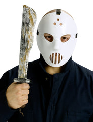 Hockey Mask & Machete Killer Set