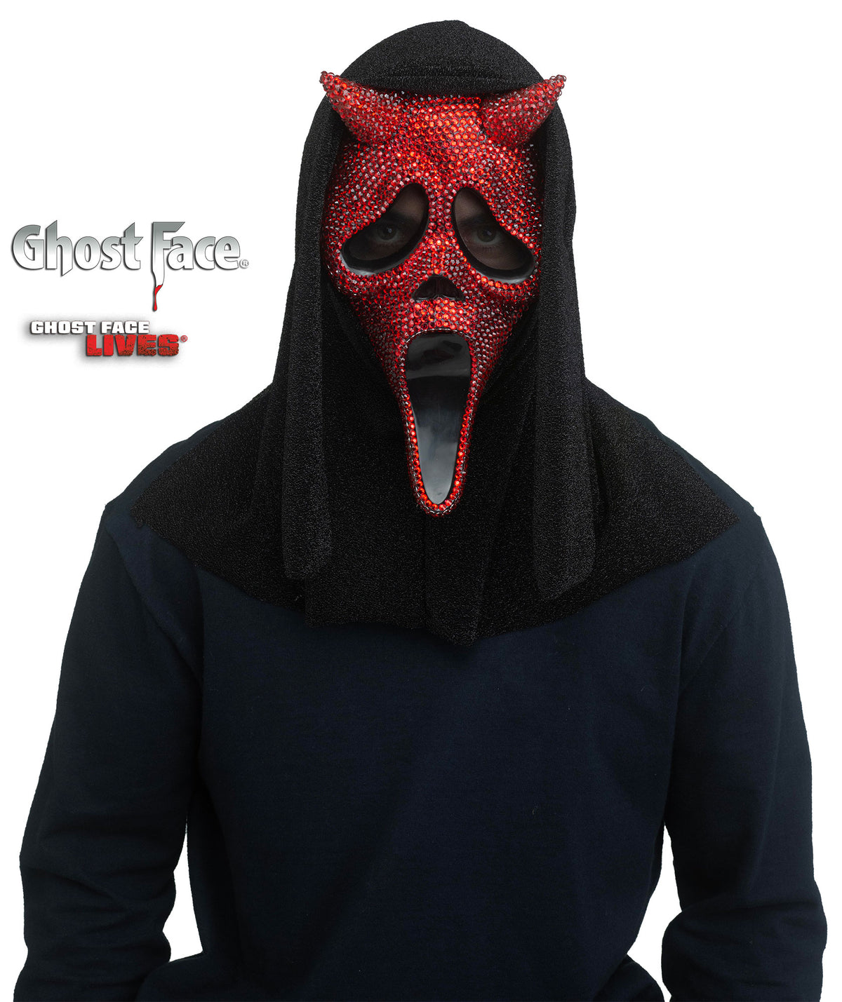 Ghost Face Devil Bling Mask