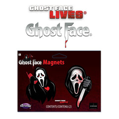 Ghost Face Magnets - 2 Pack