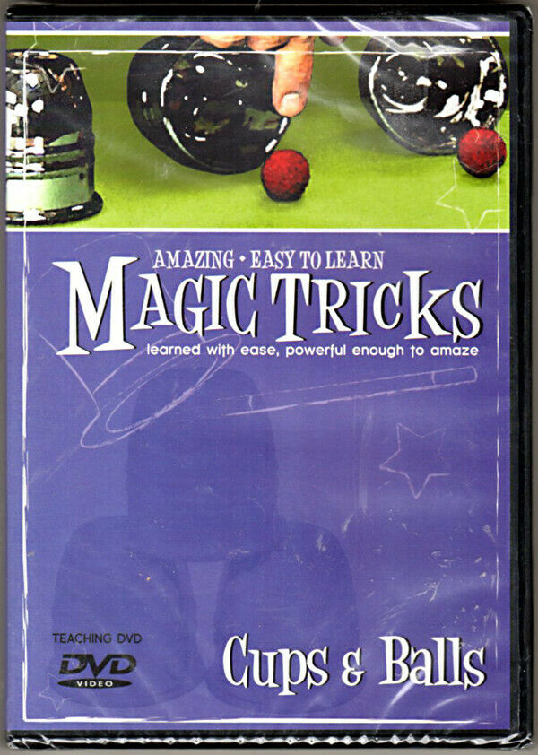 Amazing Easy to Learn Magic Tricks- Cups and Balls DVD
