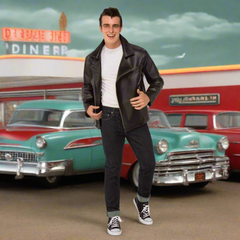 Grease T-Bird Faux Leather Adult Jacket
