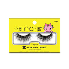 Pretty Monster - Elegant 3D Faux Mink Lashes