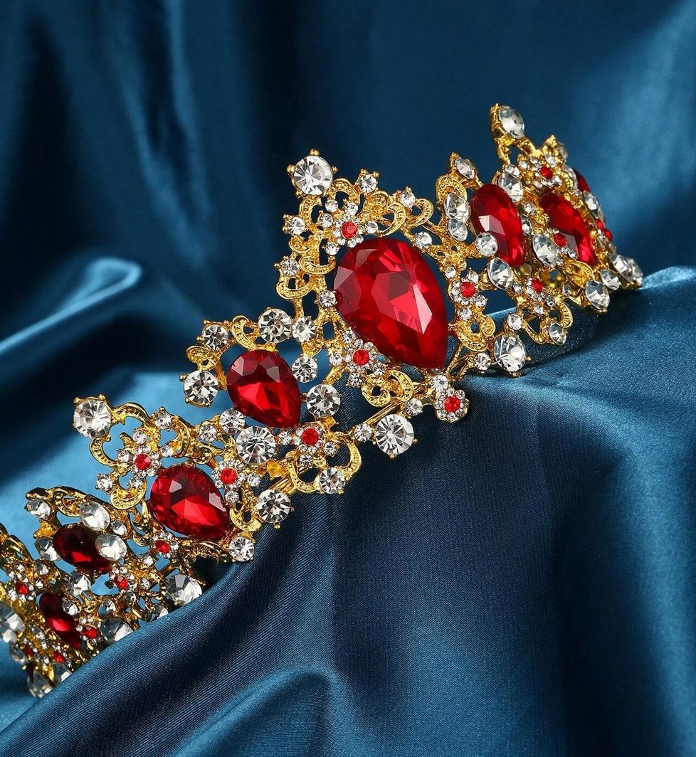 Queen Red and Gold Crown